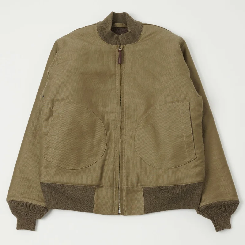 Warehouse & Co 2180 Aviators Jacket - Khaki