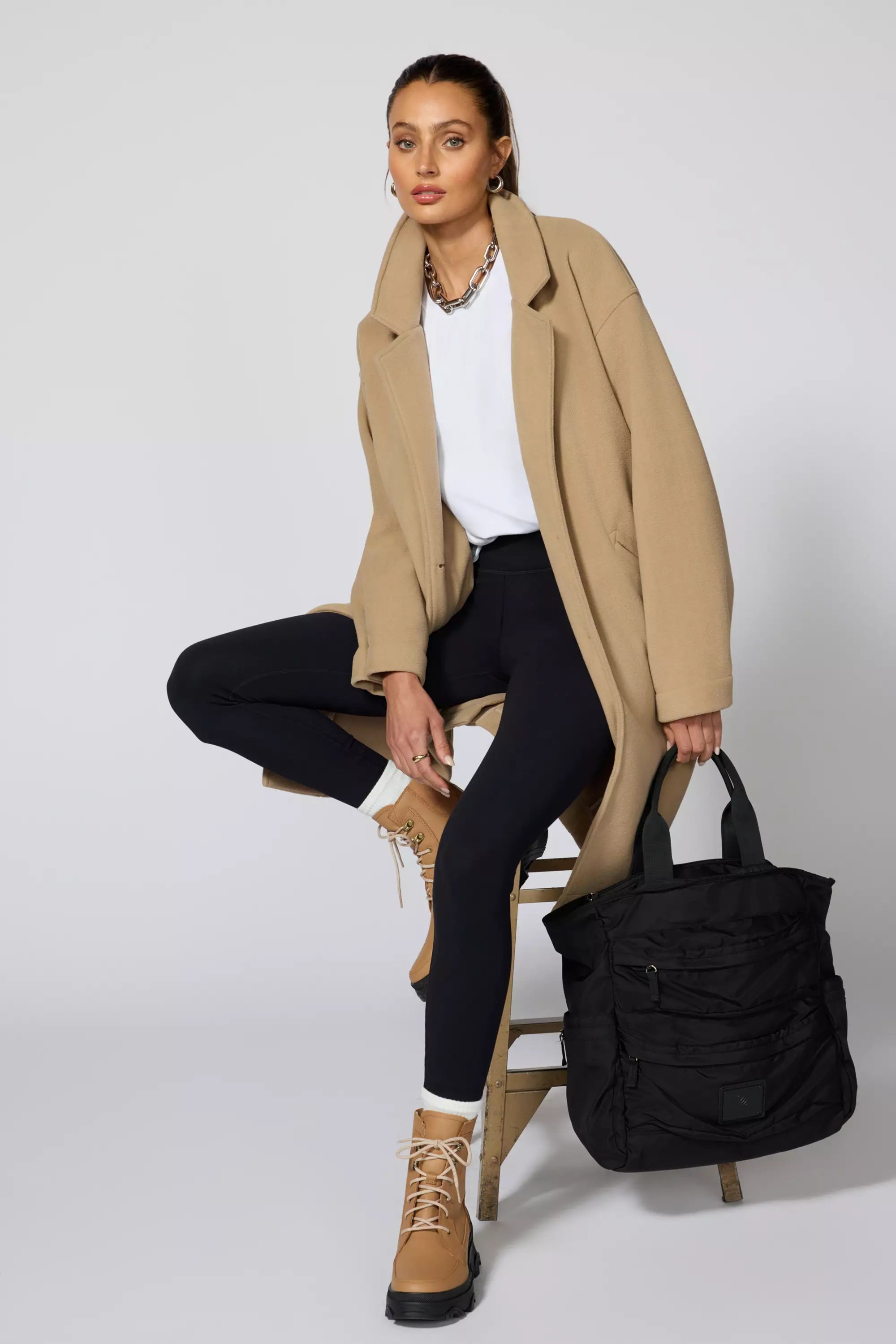 Elevate Fleece Overcoat - New Taupe