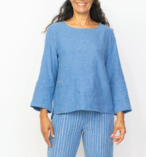 Habitat, 41520 Pocket Pullover Top, Twilight