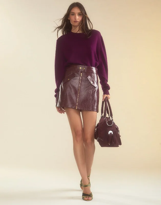 Harper Vegan Leather Skirt