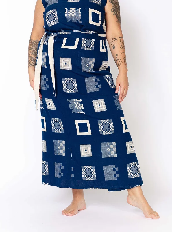 column wrap skirt | resort 24 | mediterranean