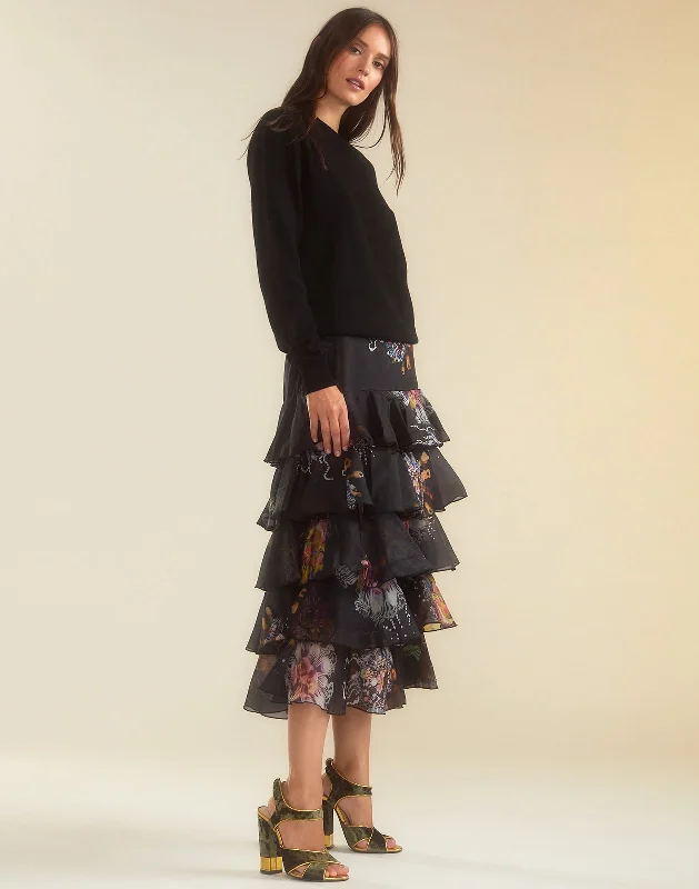 Prim Silk Organza Skirt