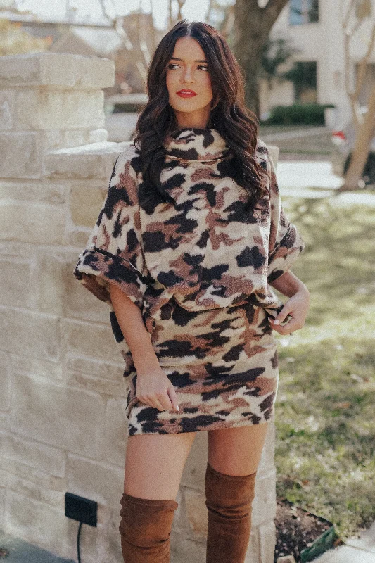 Camo Sweater & Skirt Set (SKIRT ONLY)