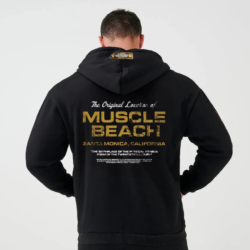 Muscle Beach Zip Hoodie