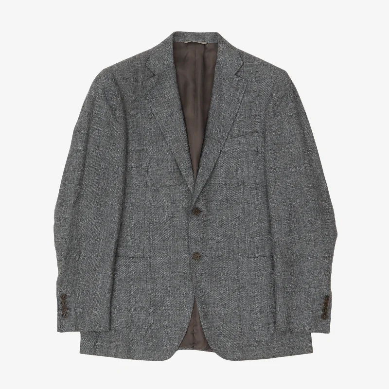 Linen Wool Blend Blazer