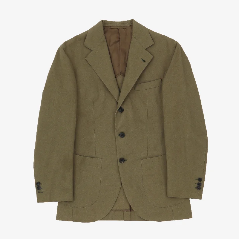 Cotton Twill Blazer