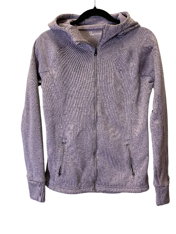 Sweatshirt Hoodie By Under Armour In Purple, Size: S