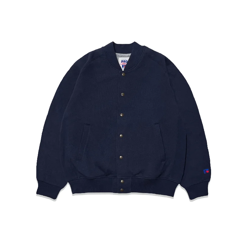 Pro Cotton Sweat Button up Jacket ＜RC-22702＞NAVY