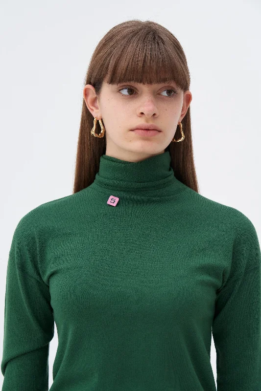 LAYLA SEEMLESS ECO TURTLENECK PULLOVER