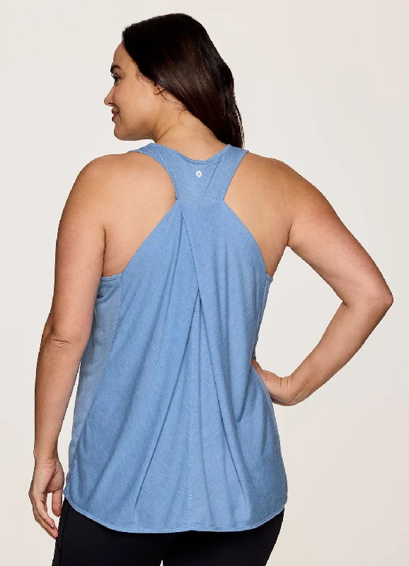 Plus Prime Relaxed Twist Back Tank Top