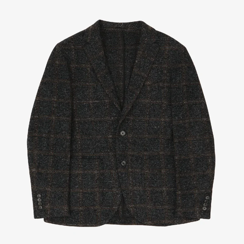 Check Wool Blazer