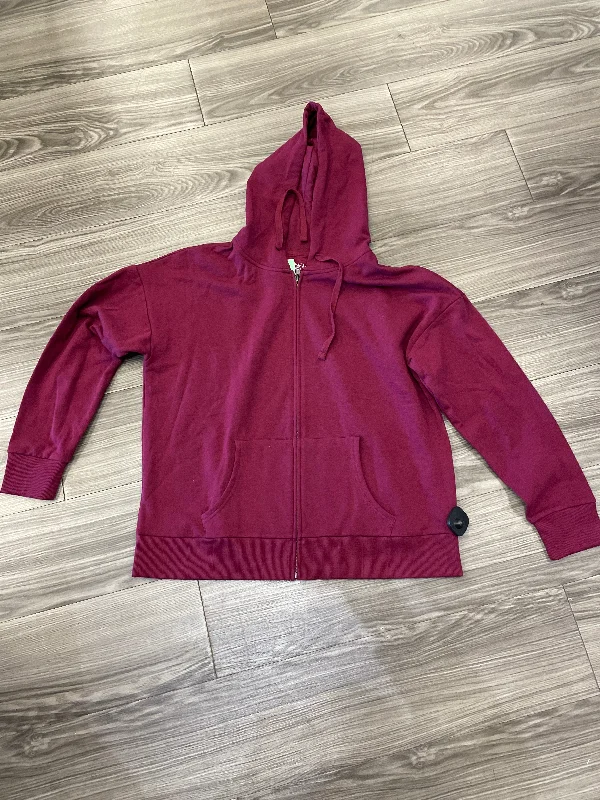 Sweatshirt Hoodie By Time And Tru In Red, Size: Xl