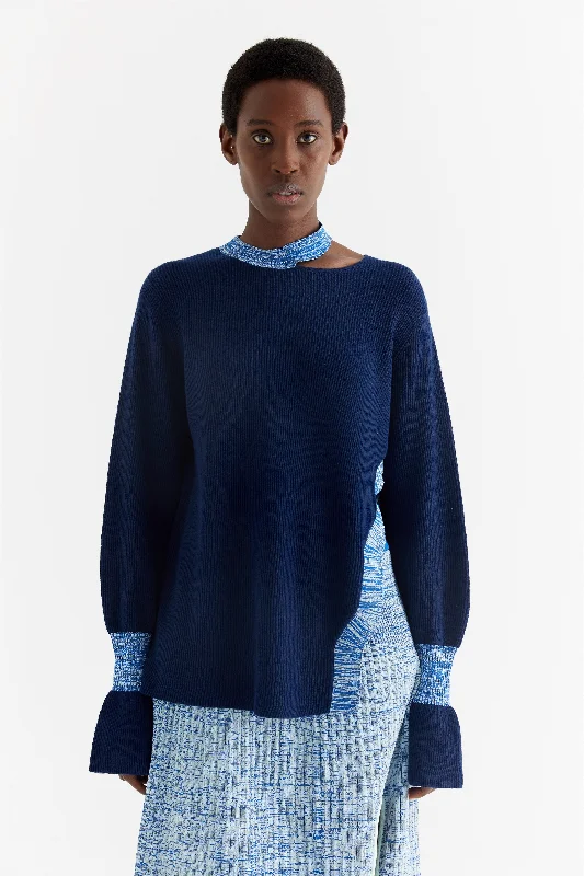 KAYNE MERINO WOOL MOCK NECK PULLOVER