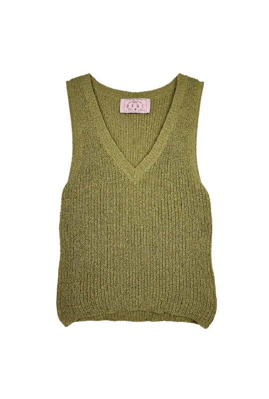 Sweater Tank - Olive