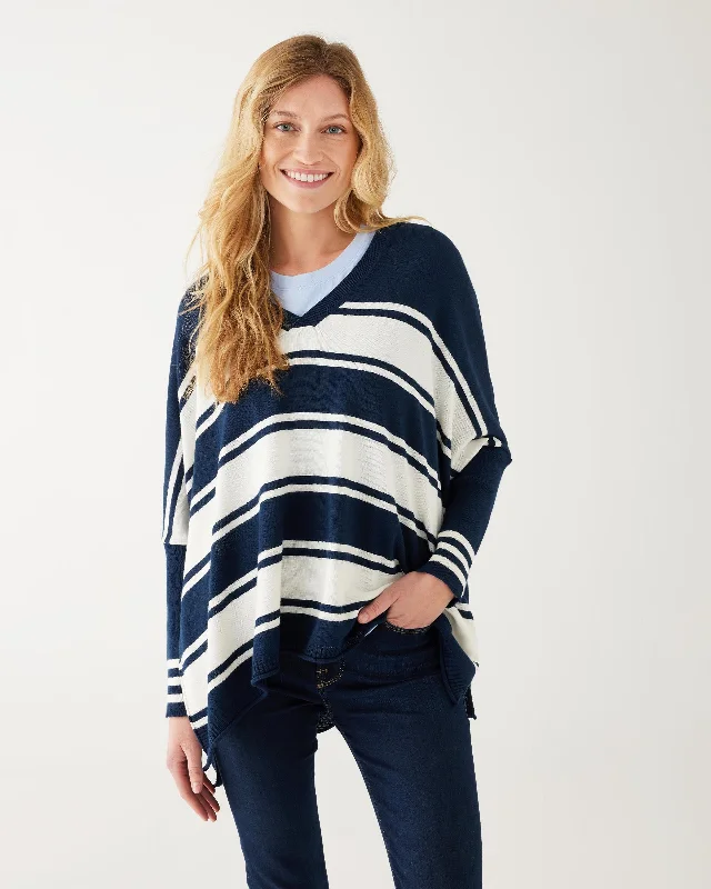 Navy/White Stripe