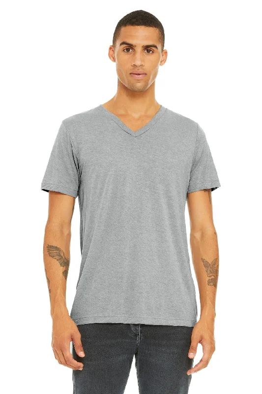 BELLA+CANVAS Unisex Triblend Short Sleeve V-Neck Te. BC3415