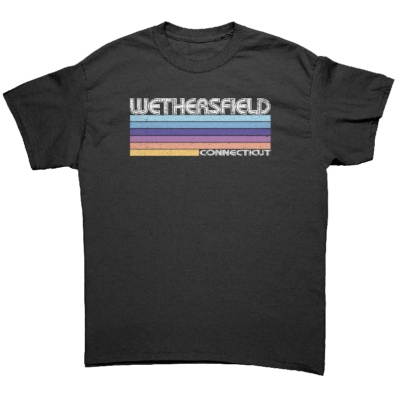 WETHERSFIELD, CONNECTICUT Retro 70’s 80’s Look Unisex T-SHIRT