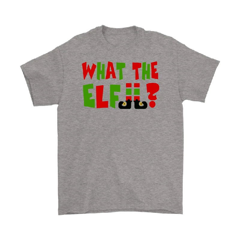 WHAT the ELF? Funny Christmas Holiday Men's T-Shirt