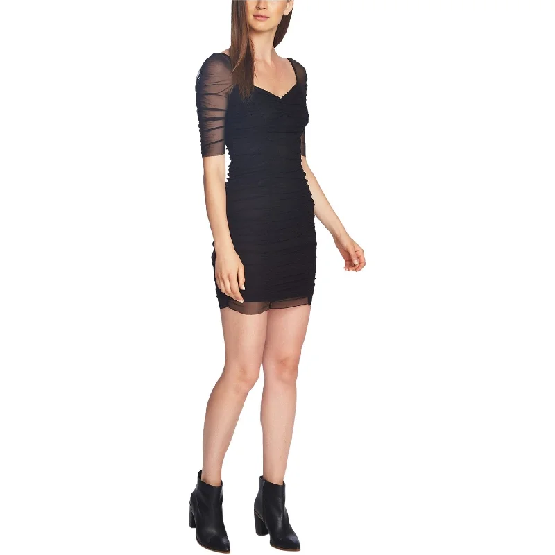 1.State Womens Ruched Sleeve Bodycon Dress