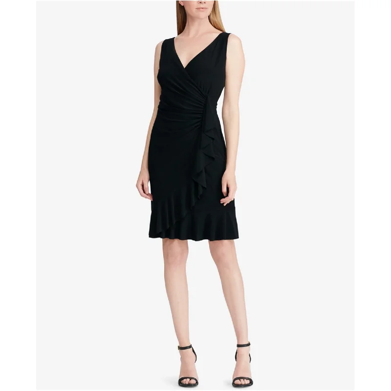 American Living Womens Fae Sheath Dress, Black, 10