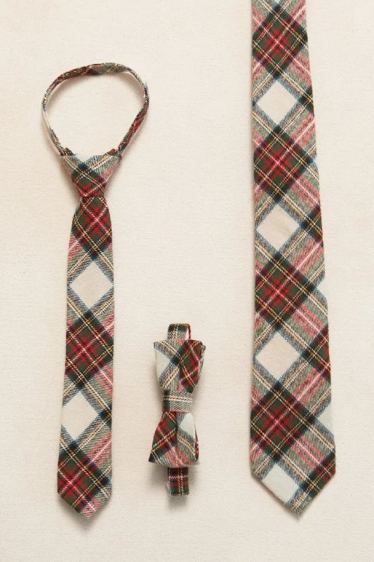 Ties in Merry Holiday Plaid - FINAL SALE