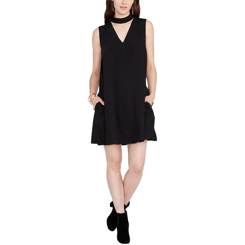 Rachel Roy Womens Choker Shift Dress