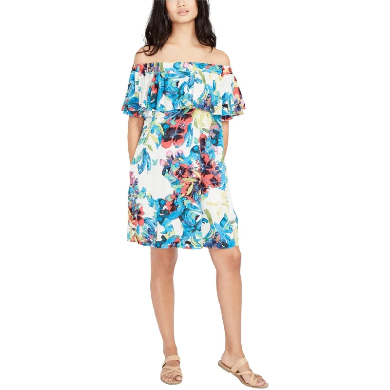 Rachel Roy Womens Printed A-Line Dress