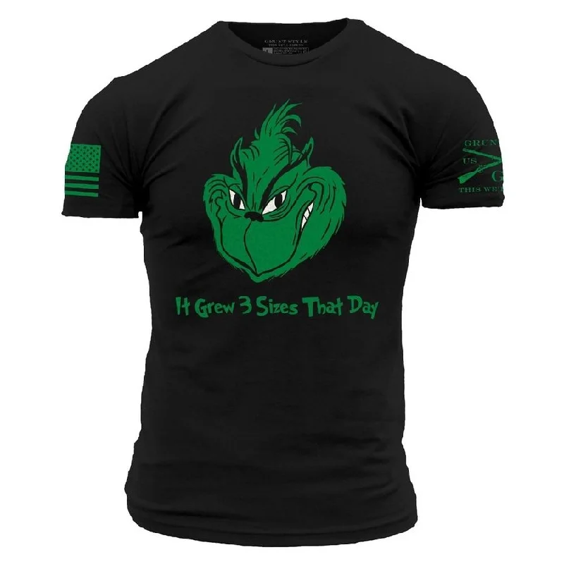 Grinch Grows T-Shirt - Black