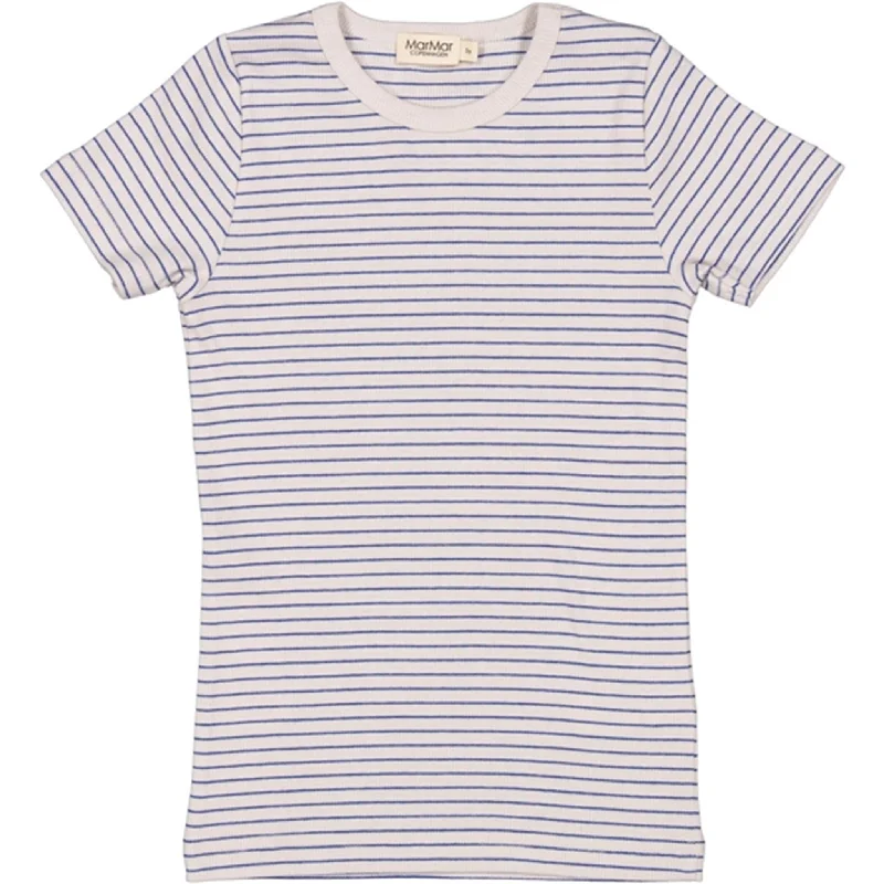 MarMar Modal Rib Space Blue Stripe Tago T-shirt