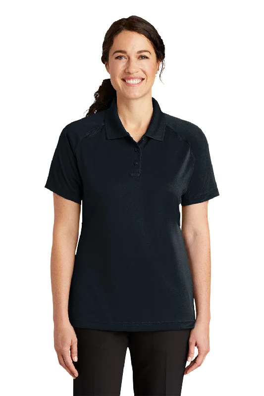 CornerStone Womens Select Tactical Moisture Wicking Short Sleeve Polo Shirt - Dark Navy Blue