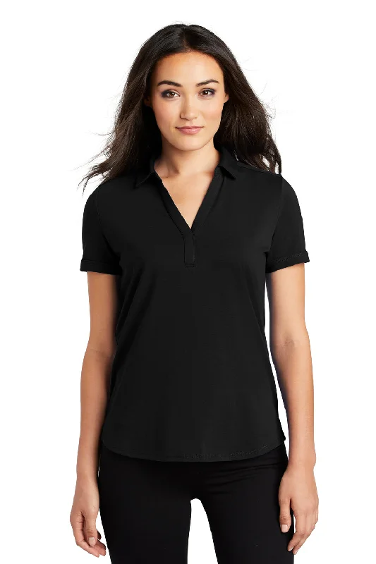 Ogio Womens Limit Moisture Wicking Short Sleeve Polo Shirt - Blacktop