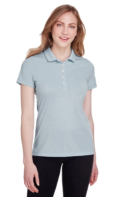 Puma Womens Fusion Performance Moisture Wicking Short Sleeve Polo Shirt - Quarry Grey