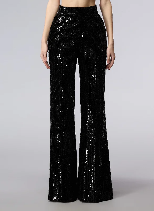 Velvet and Sequins Pants