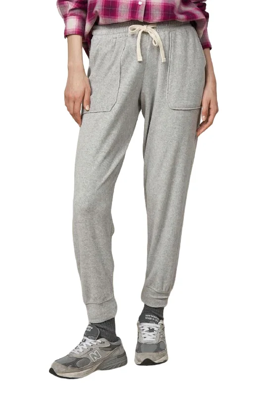 Tivia Pant In Heather Grey