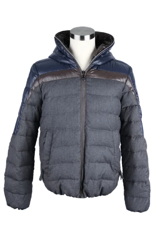 Wool-Cashmere Down Puffer